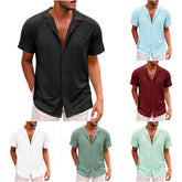 Breathable Lightweight Lapel Men's Casual Shirt - kinko