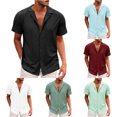 Breathable Lightweight Lapel Men's Casual Shirt - kinko