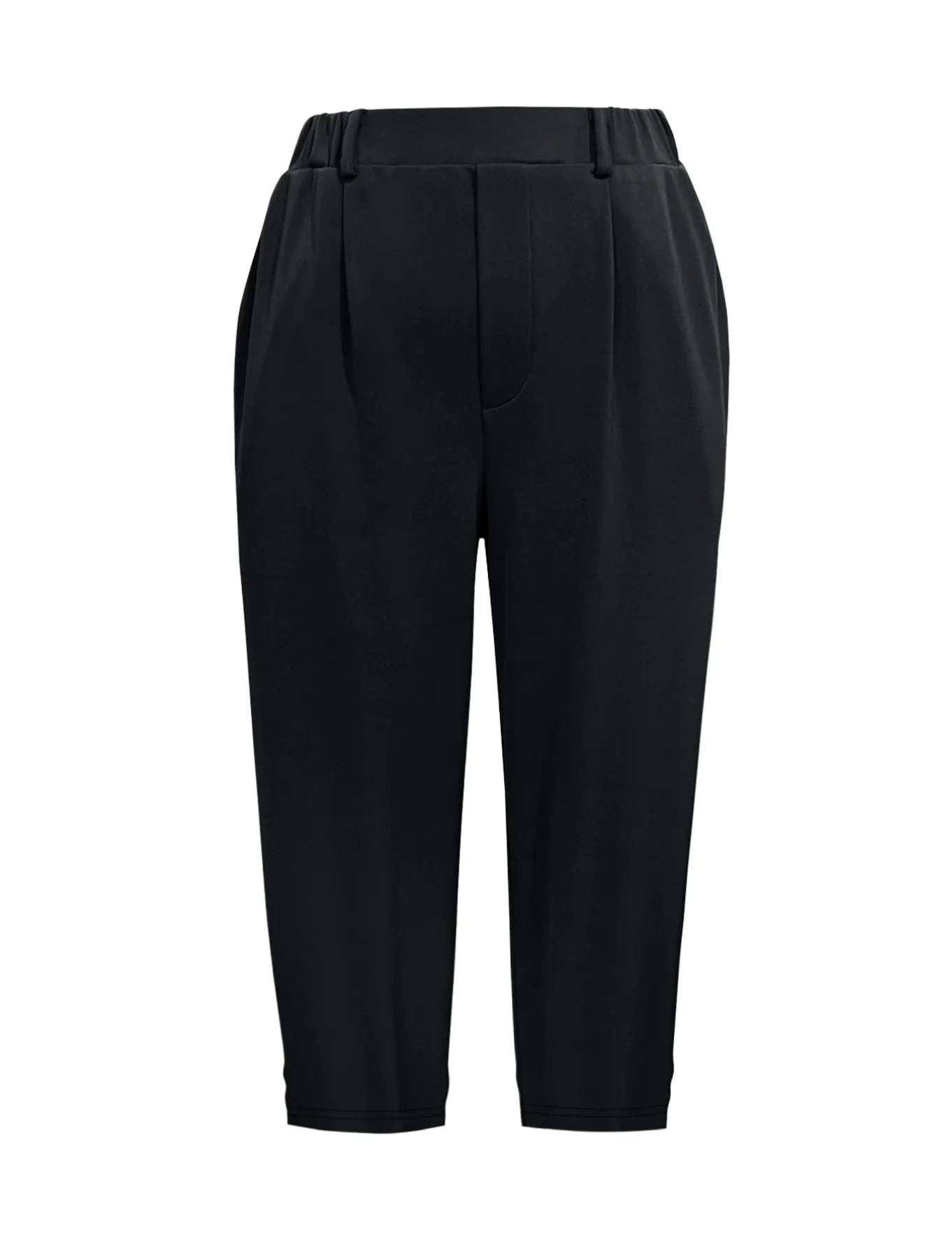 Pleated Detail Pants with Pockets - kinko
