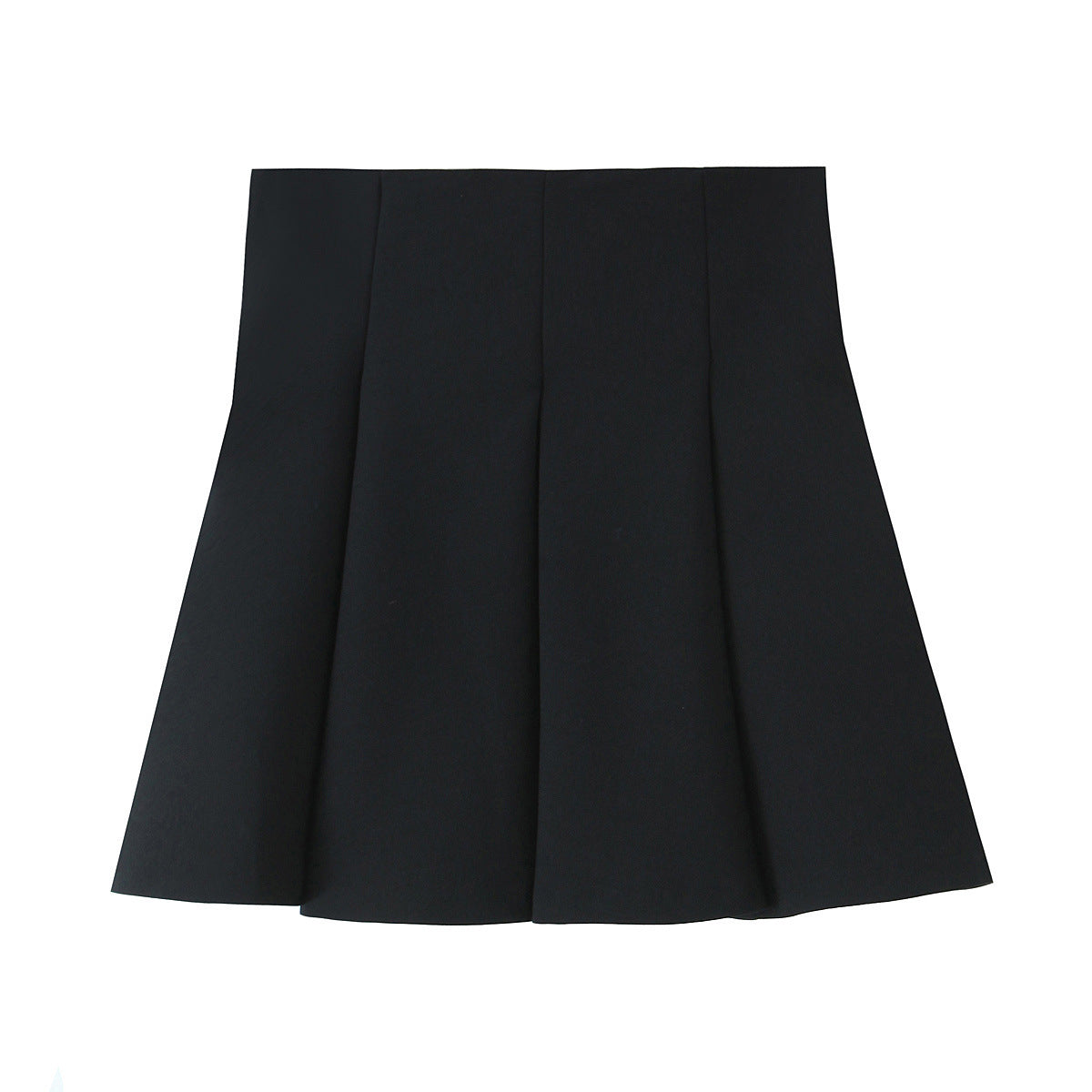 Spring Solid Color Sleeveless Shirt Style Straight Cut Vest Loose Mini Skirt Women - kinko