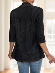 Women's Elegant Open-Front Cardigan