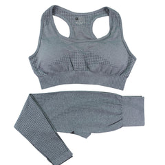 2PCS Women's Seamless Yoga Set – High Waist