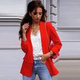 Elegant Blazer For Women Loose Blazer Jackets - kinko