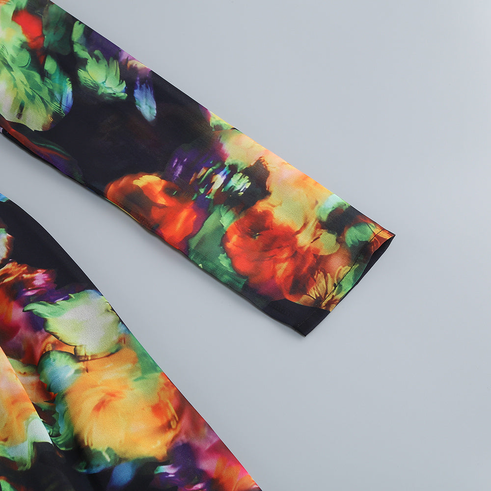 V-neck Split Comfort And Casual Dress - kinko