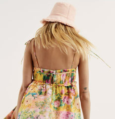 Y2K Flowers Print Suspender Dress Summer Fashion Ruffled Holiday Beach Short Dresses Womens Clothing - kinko
