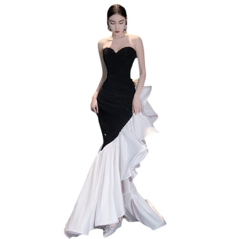 Tube Top Evening Gown - kinko