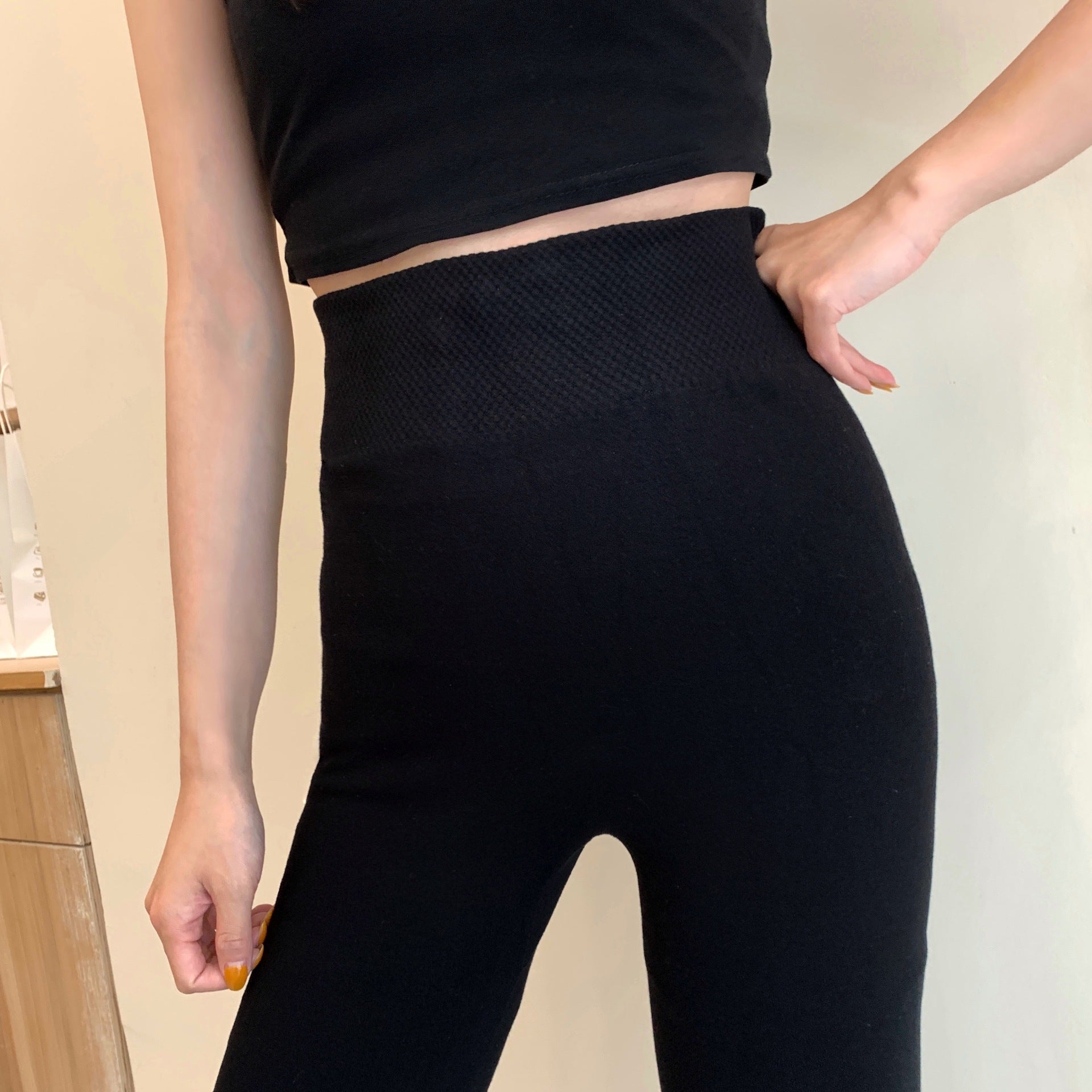 Bottoming Women's Outer Wear Plus Velvet Pencil Pants Students - kinko