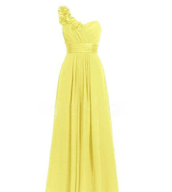 Women's Multi Colored Slanted Neck Sleeveless Strapless Long Dress - kinko