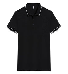 Polo Shirt Short Sleeve Lapel Printing Overalls - kinko