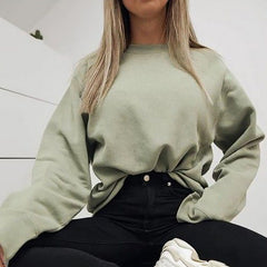 Small Print Sweatshirt Sweatshirt Lady