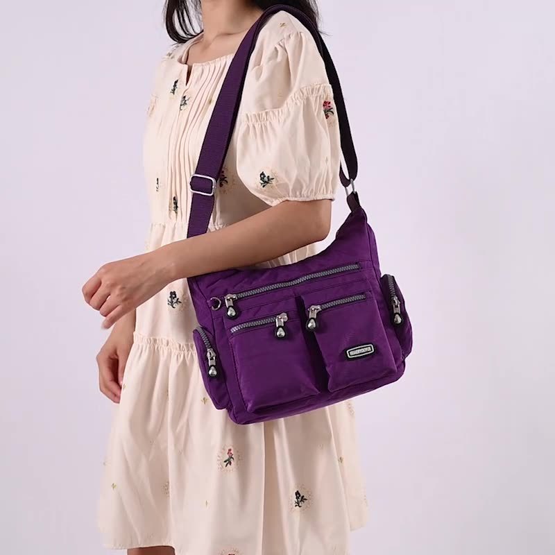 Women Shoulder Bags Multiple Pockets Waterproof Crossbody Bags - kinko Global Holdings inc