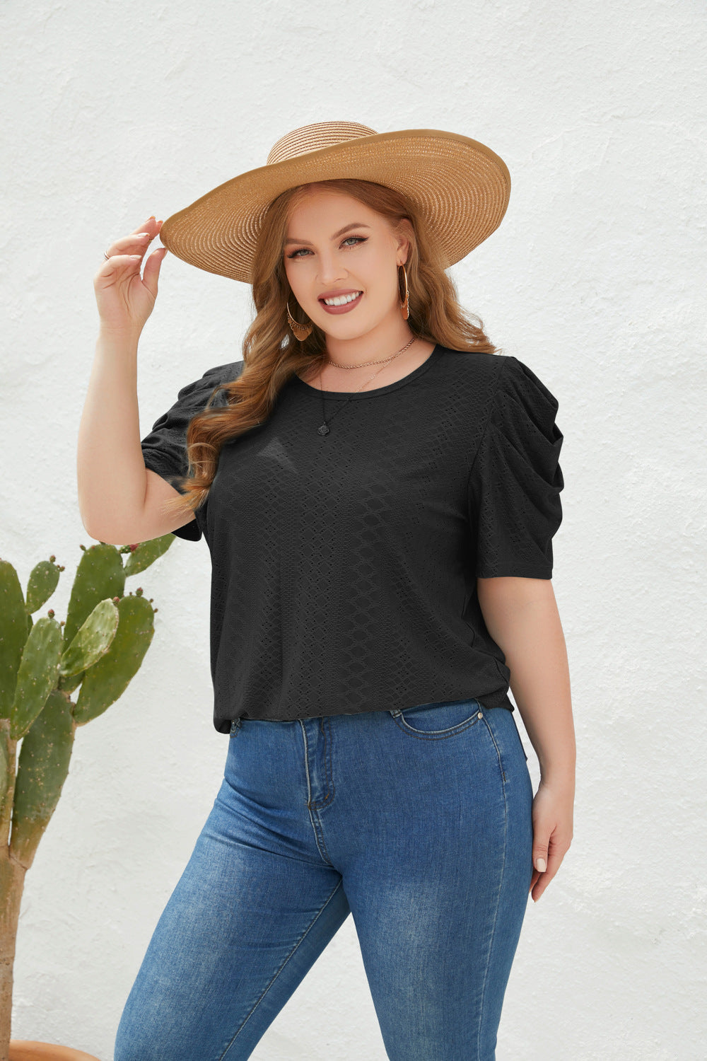 Women's Loose T-shirt Plus Size - kinko