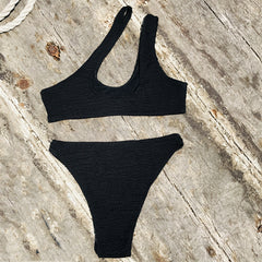 Sexy One Shoulder Bikini Swimsuit Swimsuit Bikin