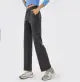 Summer Multi Pocket Workwear Jeans Women Retro Trendy High Waist Slimming Straight Wide Leg Casual Pants