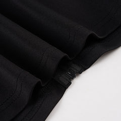 Sexy Little Devil Zipper Hooded Sweater Women Street Solid Color Slim Fit All Match Jacket