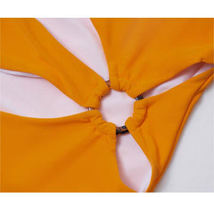 Women Sling Halter Bikini Swimsuit One Piece Sexy Triangle One Piece Swimsuit
