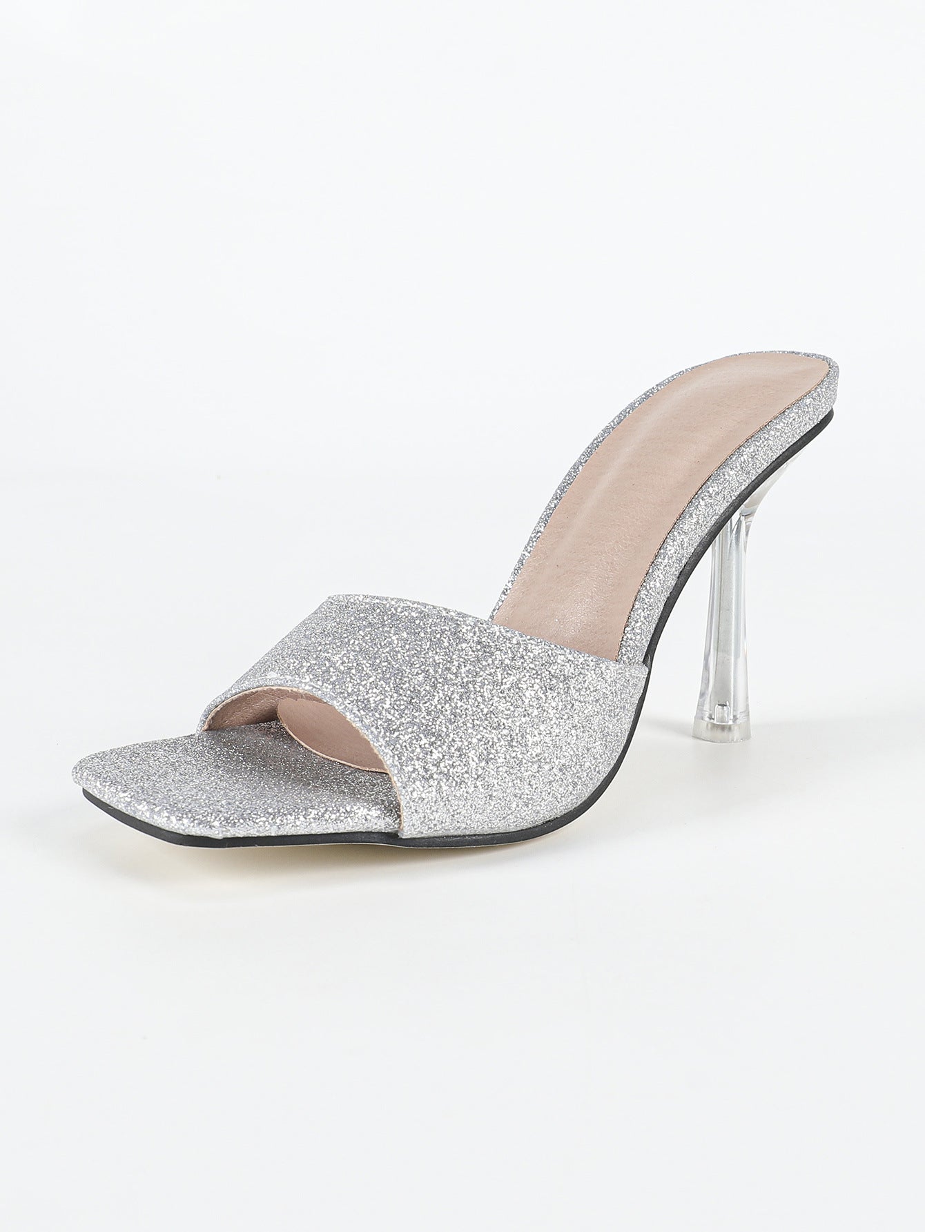 Summer High Heel Sandals Women Microfiber Material Slimming Women Shoes - kinko Global Holdings inc