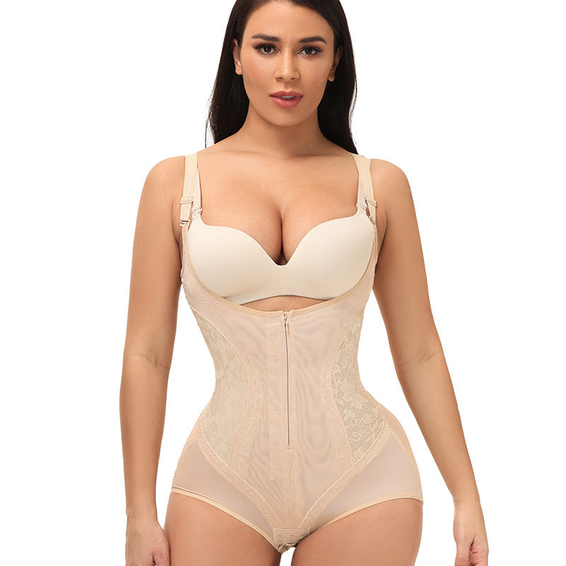 One-piece Corset Abdominal-shaping Hip-lifting Girdling Postpartum - kinko