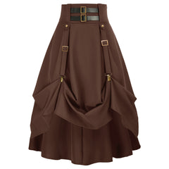 Medieval Costume Women's Steambeer Festival Punk Skirt - kinko