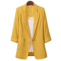 Short Blazer Coat Women'S Leisure Korean Slim Thin Sunscreen Clothes Women - kinko