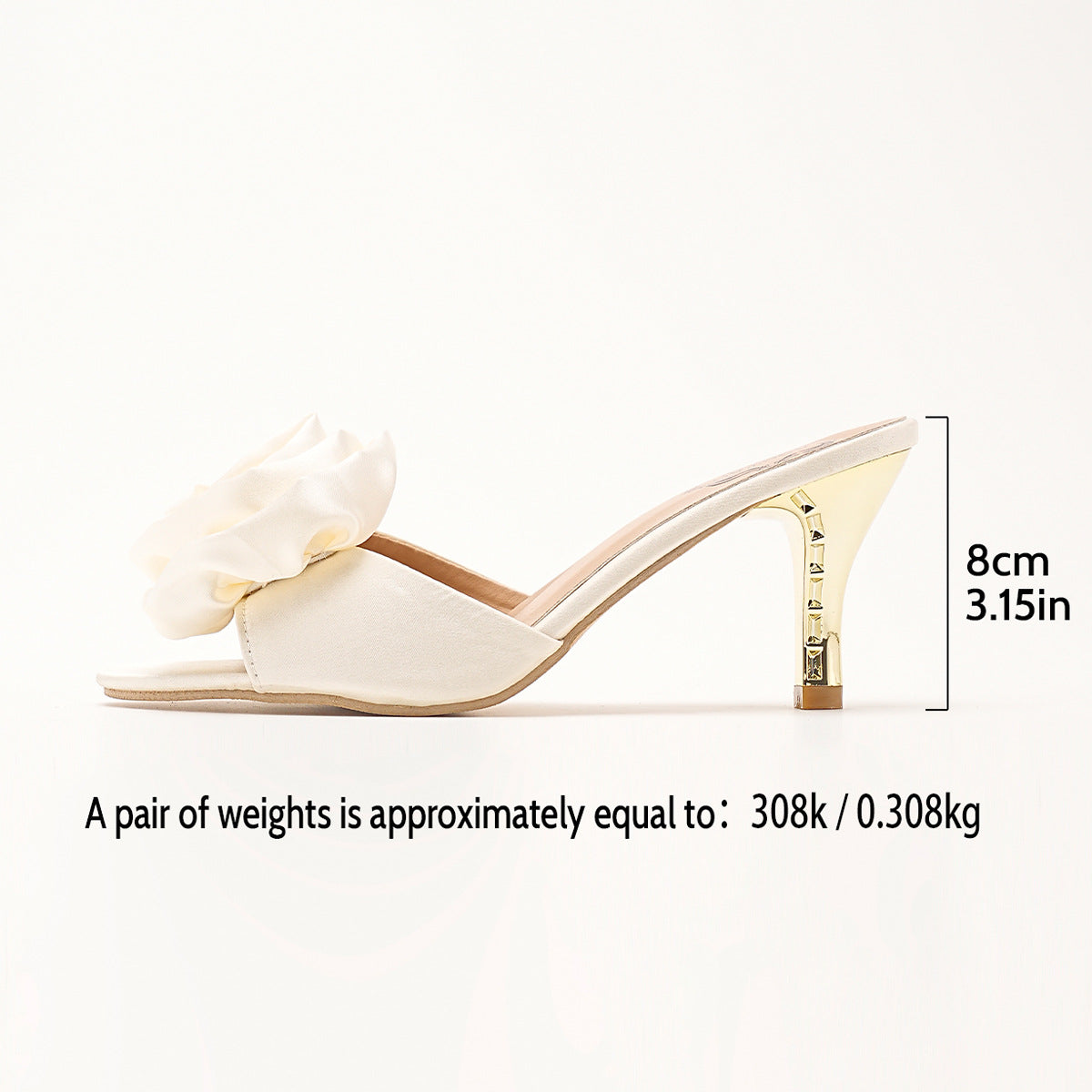 High Heel Peep Toe Slippers Women plus Size Floral Stiletto Heel Sandals Supply - kinko Global Holdings inc