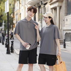 Honeycomb Mesh Beaded Cotton Casual Short Sleeve - kinko