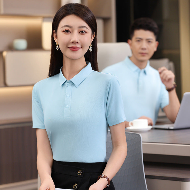 High-end Ice Ion Fiber Polo Shirt - kinko