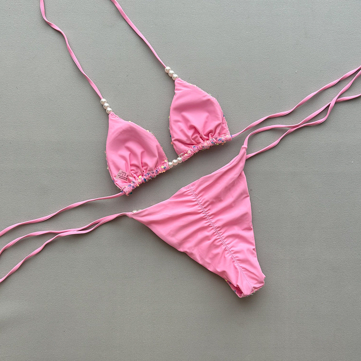Bikini Sexy Sequined Split Women Swimsuit for Women - kinko Global Holdings inc