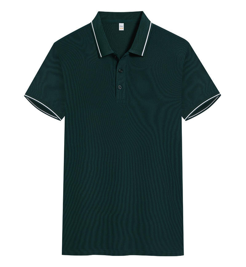 Polo Shirt Short Sleeve Lapel Printing Overalls - kinko