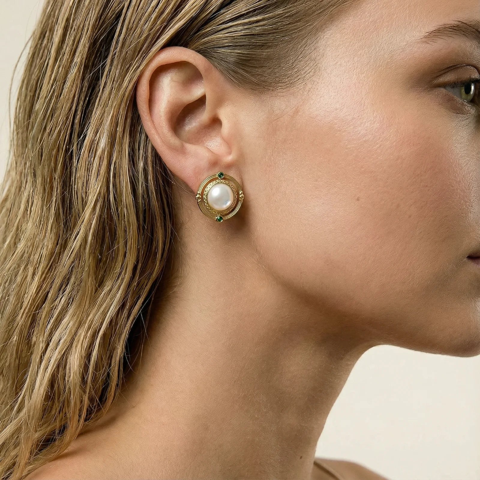 Compass Rose Studs - kinko Global Holdings inc