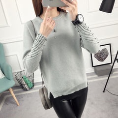 The new fall/winter pullover sweater Korean style beaded