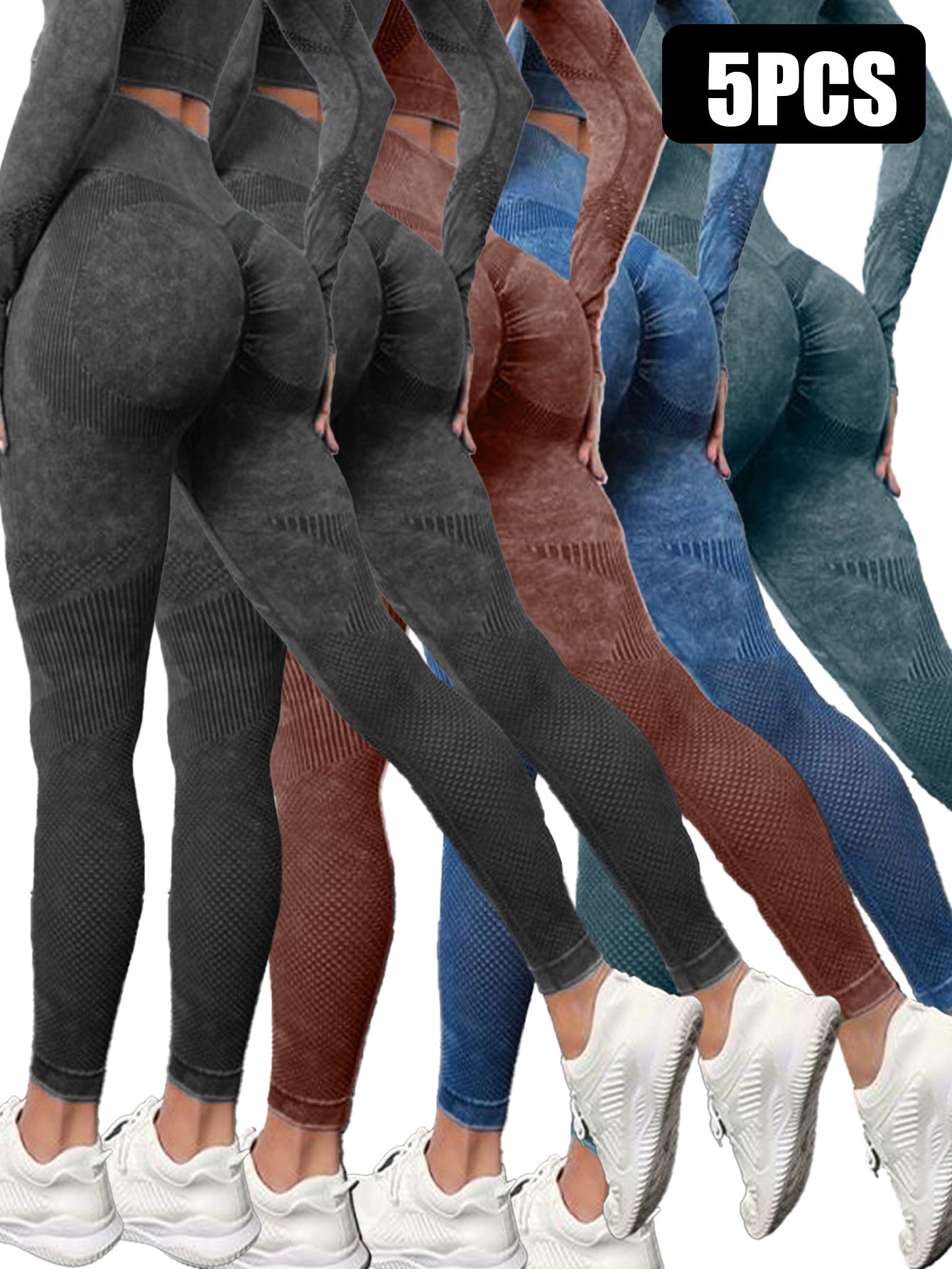 5PACK Active Yoga Pants - kinko