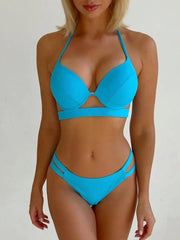 Russian Sports Swimsuit with Chest Pad Women Sexy Beachwear