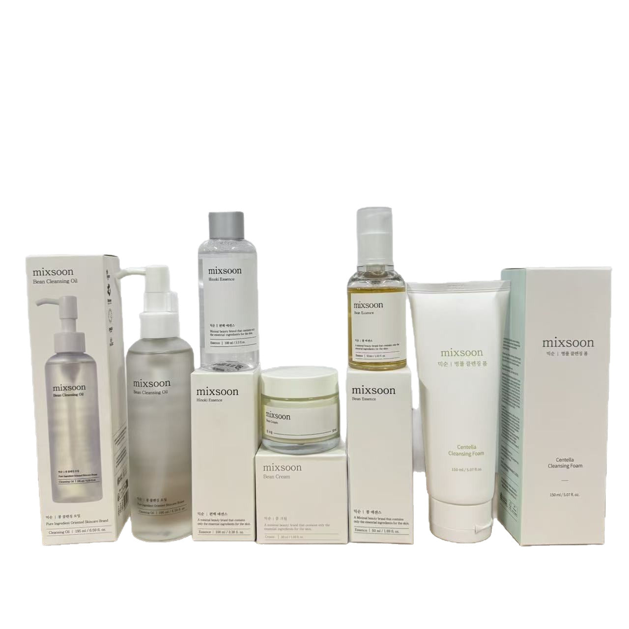 mixsoon series soy-based sour Face cream, Essence, Toner, Facial Cleanser and Makeup Remover oil - kinko Global Holdings inc