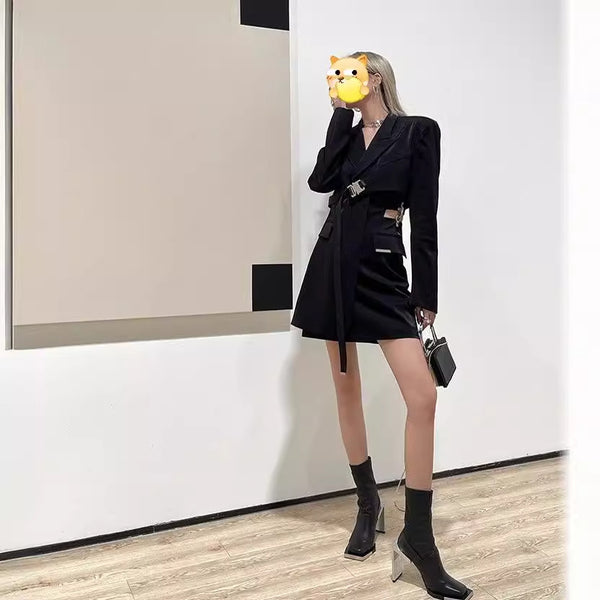 Women's Asymmetric Shoulder Fashion Blazer