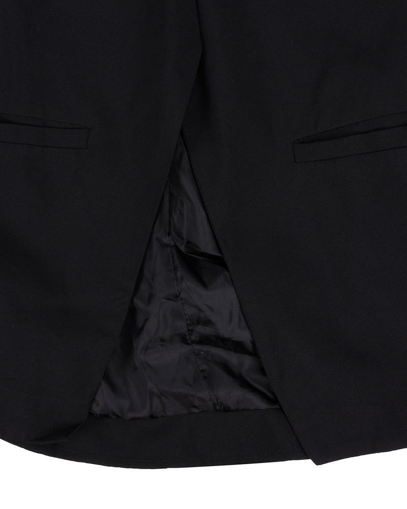 Women Thin Jacket Coat Spring Autumn Long Sleeve Lapel Fashion Silver Black Sequin Elegant Slim Work Blazers Suit feminino - kinko