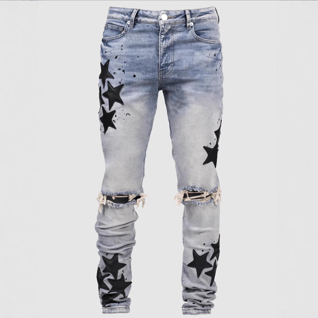 Men's Slim Stretch XINGX Fashion Jeans - kinko