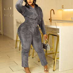 Casual Indoor And Outdoor Personality Slim Fit Sexy Sports Suit - kinko