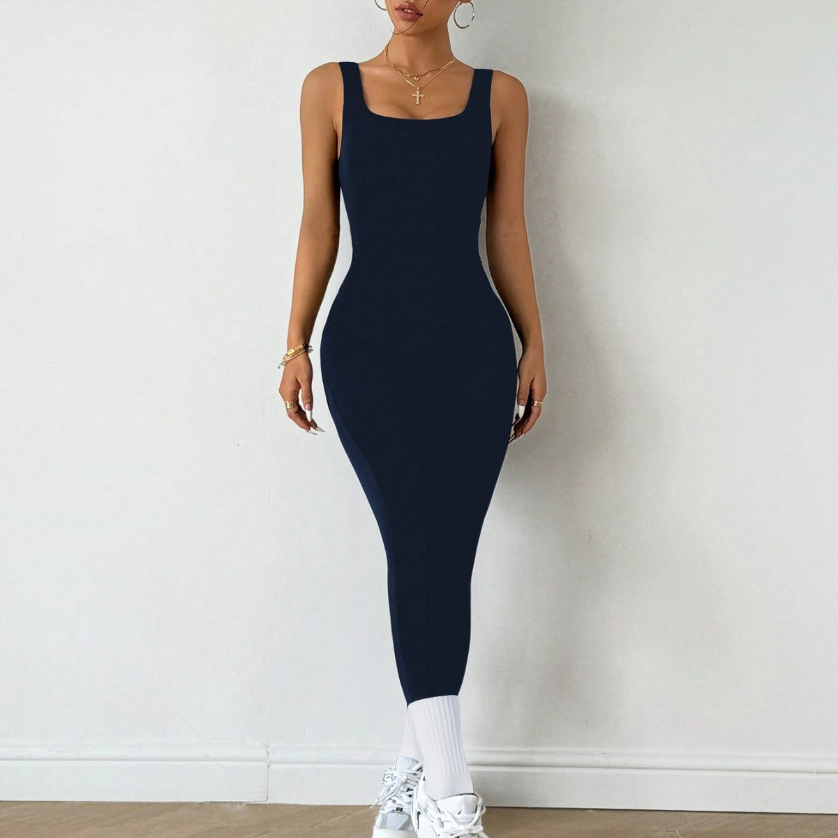 Yoga Tight Jumpsuit One-piece High Elastic Fitness One-piece - kinko