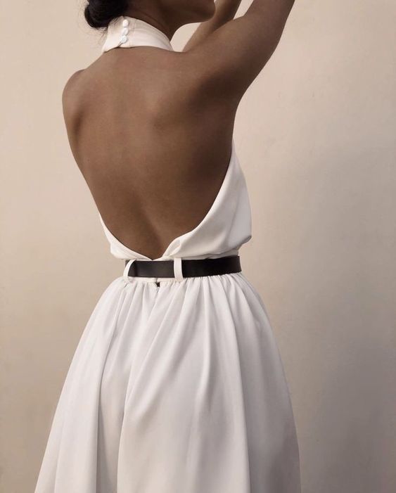 Polyester Women's Sexy Sleeveless Halter Backless Jumpsuit - kinko