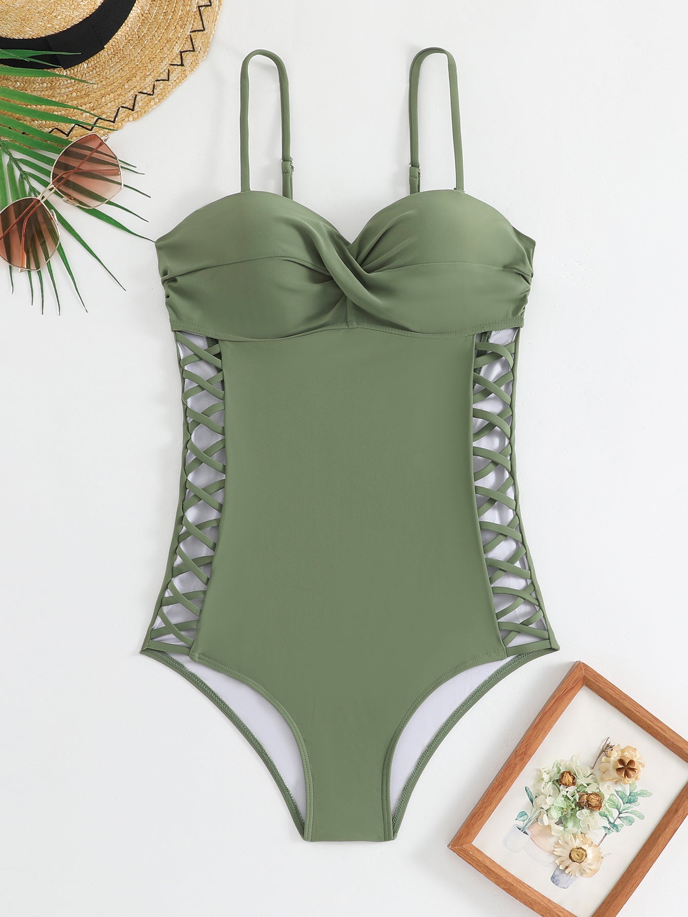 Women Sexy Hard Bag Swimsuit Bikini One Piece Swimsuit - kinko Global Holdings inc