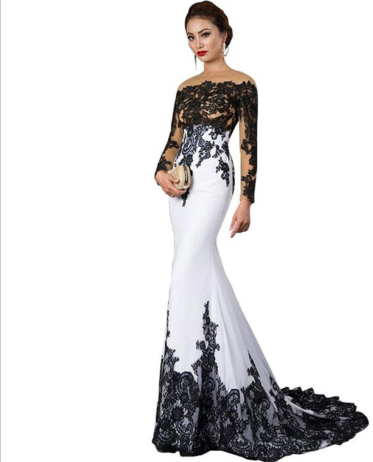 New Slim Mermaid Tail Wedding Dress - kinko