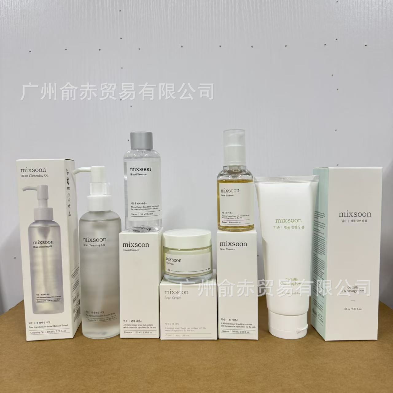 mixsoon series soy-based sour Face cream, Essence, Toner, Facial Cleanser and Makeup Remover oil - kinko Global Holdings inc