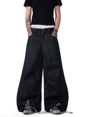 Temperature-sensitive Color-changing Embroidered Red Ear Jeans - kinko