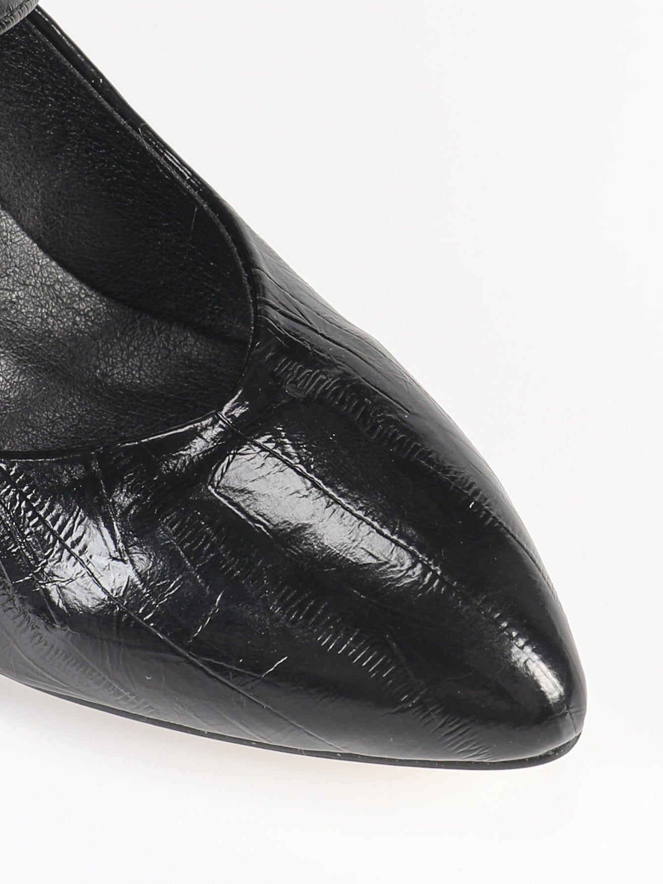 Pointed Wedge Height Increased by Platform Shoes Comfortable Platform High Heel Wedge Heels Party Dance Black - kinko Global Holdings inc