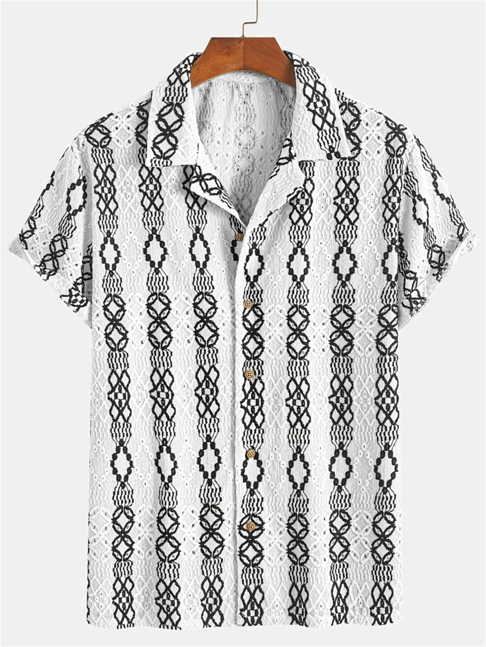 Men's 3D Printed All-matching Retro Fashion Shirt - kinko