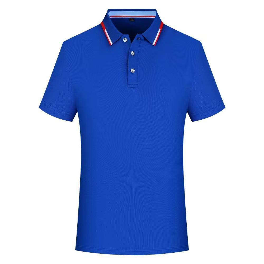 Color Block Short-sleeved Polo Shirt - kinko
