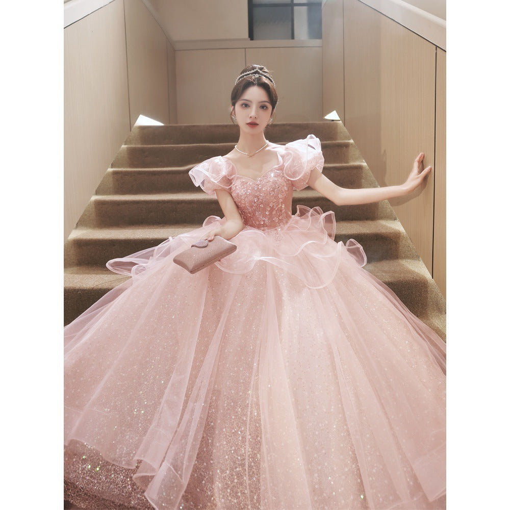 Evening Dress Women's Banquet Ceremony Exam Super Fairy Princess - kinko