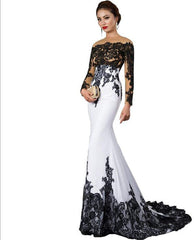 New Slim Mermaid Tail Wedding Dress - kinko