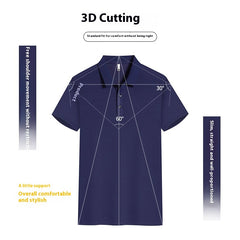 Work Clothes Lapel Short Sleeve - kinko